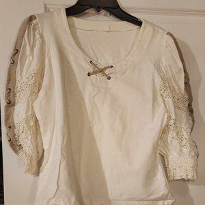 Peasant Dirndl Oktoberfest Blouse - sz 42